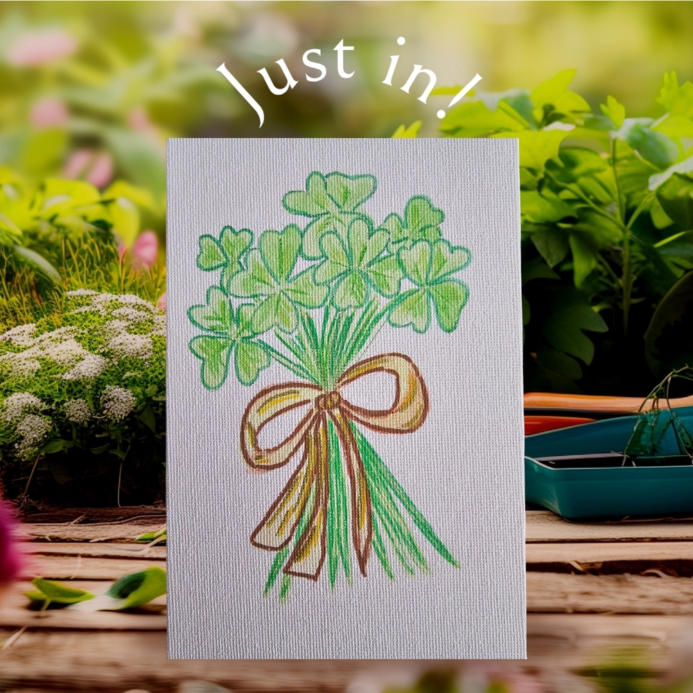 4x6 Clover Painting
